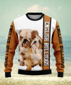 Rescued English Bulldog Ugly Christmas Sweater Gift Men Women