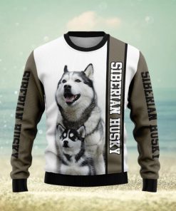 Rescued Siberian Husky Dog Lover Ugly Christmas Sweater