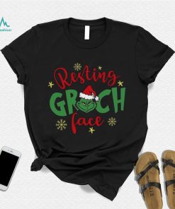 Resting Grinch Face Funny Christmas T Shirt
