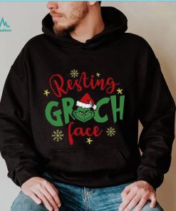Resting Grinch Face Funny Christmas T Shirt