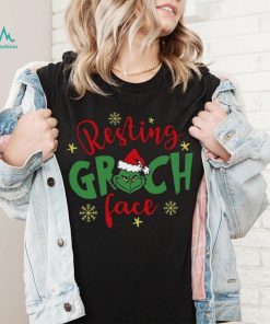Resting Grinch Face Funny Christmas T Shirt