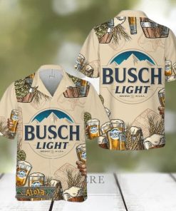 Retro Brewing Beer Busch Light Hawaii Shirt For Men And Women Gift Hawaiian Beer