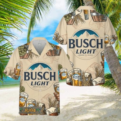 Retro Brewing Beer Busch Light Hawaii Shirt For Men And Women Gift Hawaiian Beer