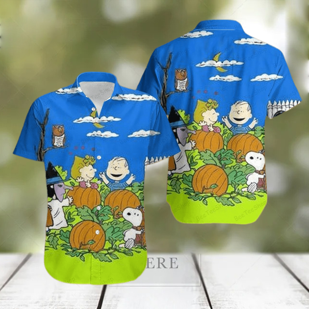 Retro Color It’s The Great Pumpkin Charlie Brown Halloween Beeteeshop Hawaii Shirt