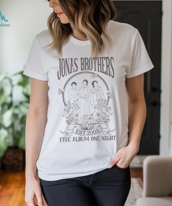 Retro Jonas Brothers Shirt Tour The Five Albums One Night Unisex Sweatshirt