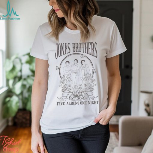 Retro Jonas Brothers Shirt Tour The Five Albums One Night Unisex Sweatshirt