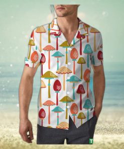 Retro Mushroom Unisex 3D Hawaiian Shirt Summer Gift For Men And Women Holiday