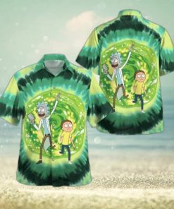 Rick And Morty Hawaiian Shirt Beach Gift For Friend