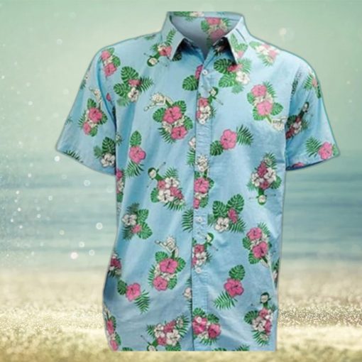 Rick And Morty Hawaiian Shirt Tropical Palm Leaves Gift For Beach Holiday