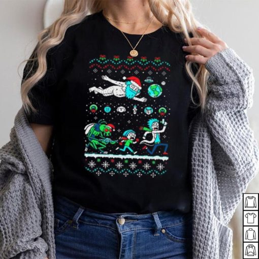 Rick And Morty Merry Christmas Ugly Christmas T shirt