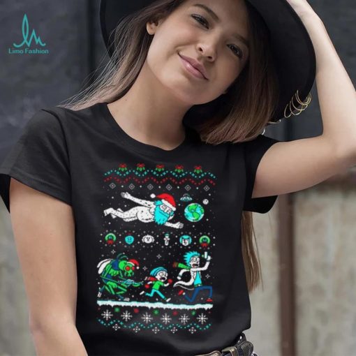 Rick And Morty Merry Christmas Ugly Christmas T shirt