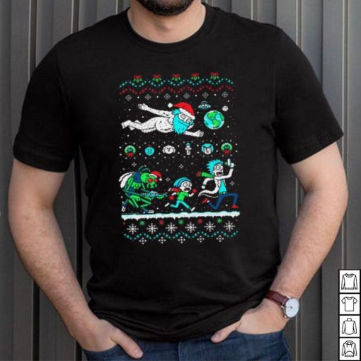 Rick And Morty Merry Christmas Ugly Christmas T shirt