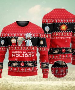 Rick and Morty 3D All Over Printed Ugly Christmas Sweater Christmas Gift For Family