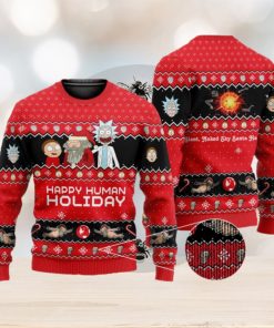 Rick and Morty 3D All Over Printed Ugly Christmas Sweater Christmas Gift For Family