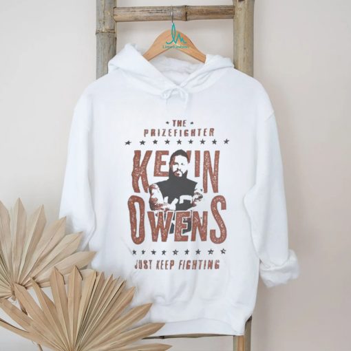 Ripple Junction Heather Gray Kevin Owens Just Keep Fighting Shirt