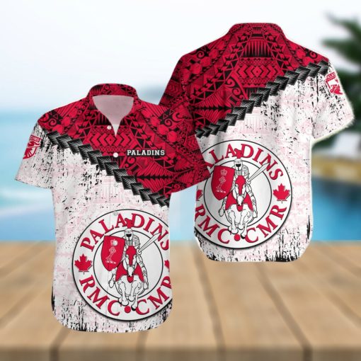 Rmc Paladins Ca Cis Grunge Polynesian Tattoo Pattern Hawaiian Shirt For Fans