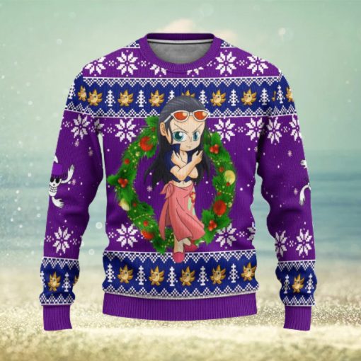 Robin One Piece Anime Xmas Women Mens Ugly Christmas Sweater