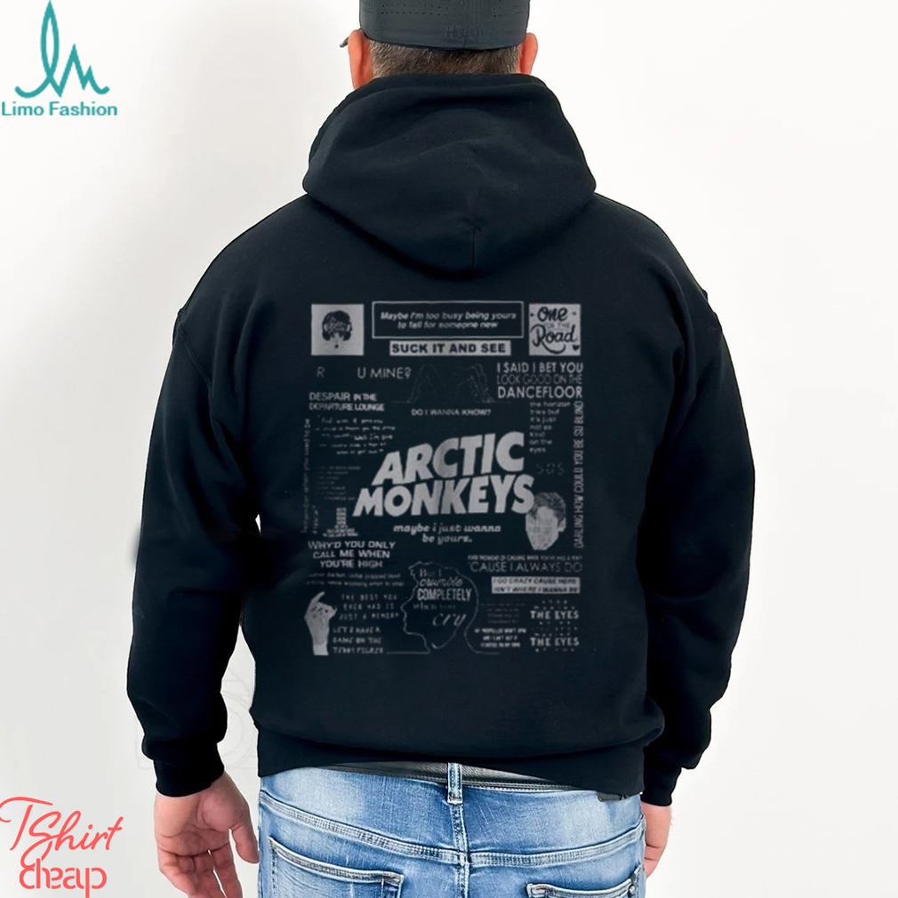 Rock Band Arctic Monkeys Black T Shirt Am Gift Merch Tee Hoodie