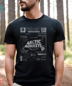 Rock Band Arctic Monkeys Black T Shirt Am Gift Merch Tee Hoodie Unisex