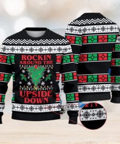 Rockin Around The Upside Down Christmas 3D All Over Printed Ugly Christmas Sweater