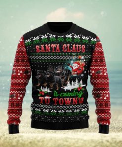 Rottweiler Town Ugly Christmas Sweater Gift Men Women