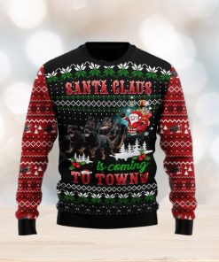 Rottweiler Town Ugly Christmas Sweater Gift Men Women