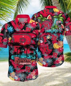 Rutgers Scarlet Knights NCAA Floral All Over Printed Classic Hawaiian Shirt