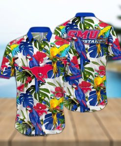 SMU Mustangs NCAA Floral All Over Printed Classic Hawaiian Shirt