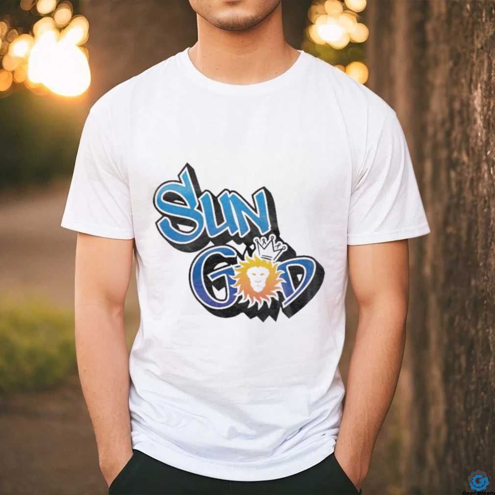 SUN GOD Lion Detroit Lions shirt