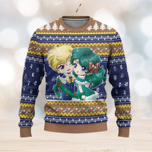 Sailor Uranus Sailor Moon Anime Xmas Women Mens Ugly Christmas Sweater