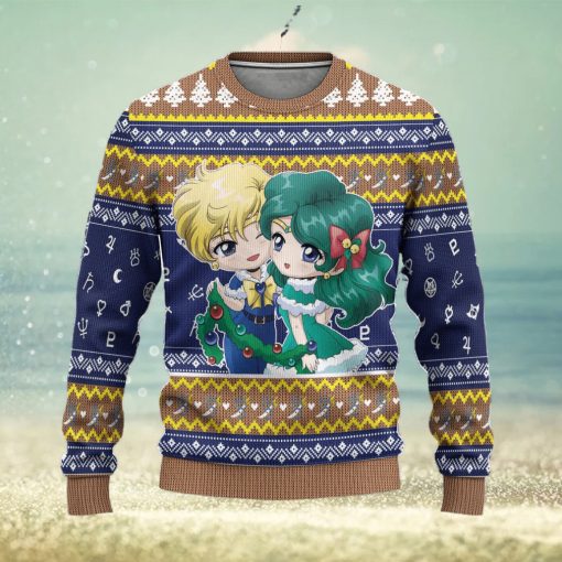 Sailor Uranus Sailor Moon Anime Xmas Women Mens Ugly Christmas Sweater