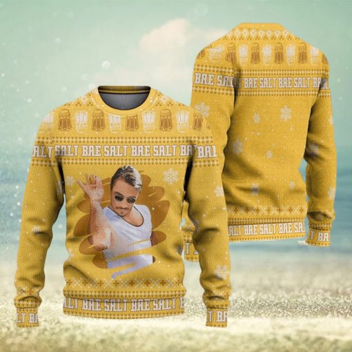 Salt Bae Ugly Christmas Sweater Knitted Gift For Men And Women