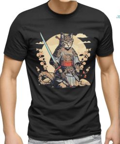 Samurai Ninja Cat Vintage Japanese Shirt