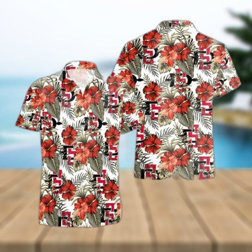 San Diego State Aztecs Men’s Basketball Hawaiian Shirt Summer Sport Gift Gift For Fans 3D Hawaiian Shirt Summer Sport Gift