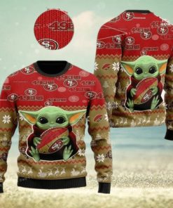 San Francisco 49ers Baby Yoda Womens Ugly Sweater