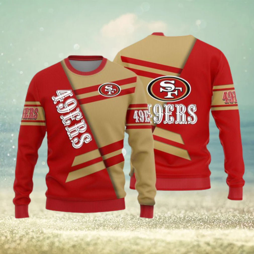 San Francisco 49ers Basic Pattern Knitted Sweater For Christmas