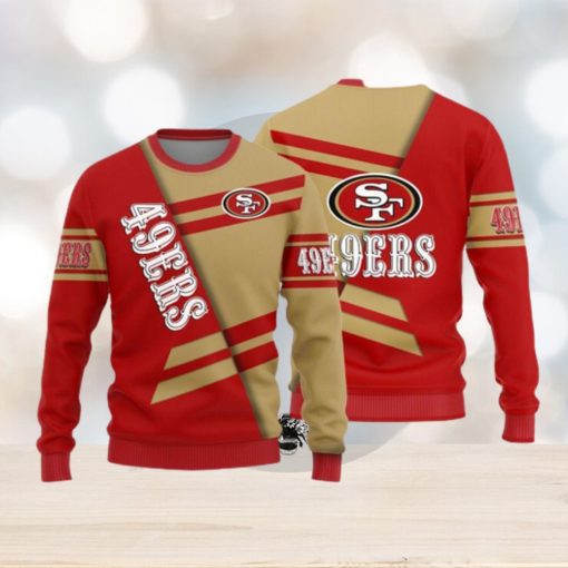 San Francisco 49ers Basic Pattern Knitted Sweater For Christmas