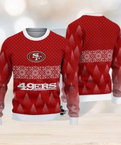 San Francisco 49ers Christmas Pattern Sweater Neckline Unisex Ugly