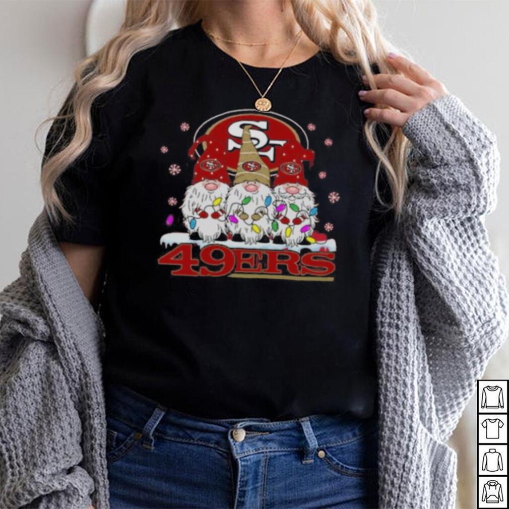 San Francisco 49ers Football Gnomes Christmas 2023 T-Shirts