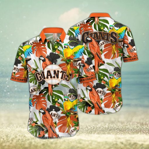 San Francisco Giants MLB Floral All Over Printed 3D Hawaiian Shirt