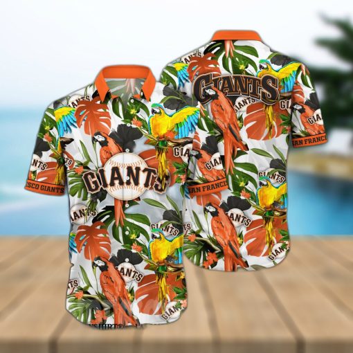 San Francisco Giants MLB Floral All Over Printed 3D Hawaiian Shirt