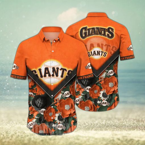 San Francisco Giants MLB Floral Full Print Unisex Hawaiian Shirt