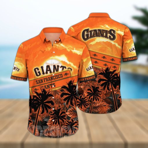 San Francisco Giants MLB Flower Classic Full Print Hawaiian Shirt