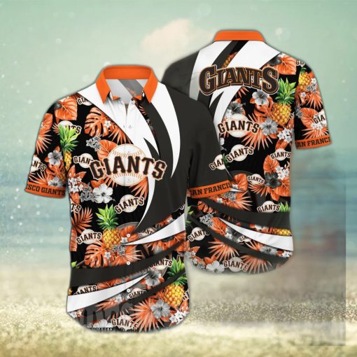 San Francisco Giants MLB Flower Full Print 3D Hawaiian Shirt