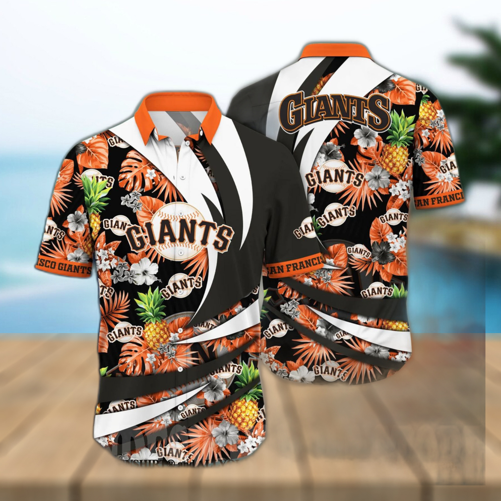 Personalized San Francisco Giants MLB Cheap Button Up Hawaiian Shirt - T- shirts Low Price