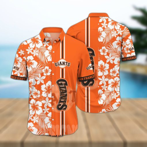 San Francisco Giants MLB Flower Unisex Full Printed Hawaiian Shirt