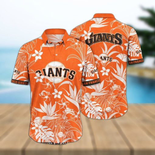 San Francisco Giants MLB Flower Unisex Hawaiian Shirt