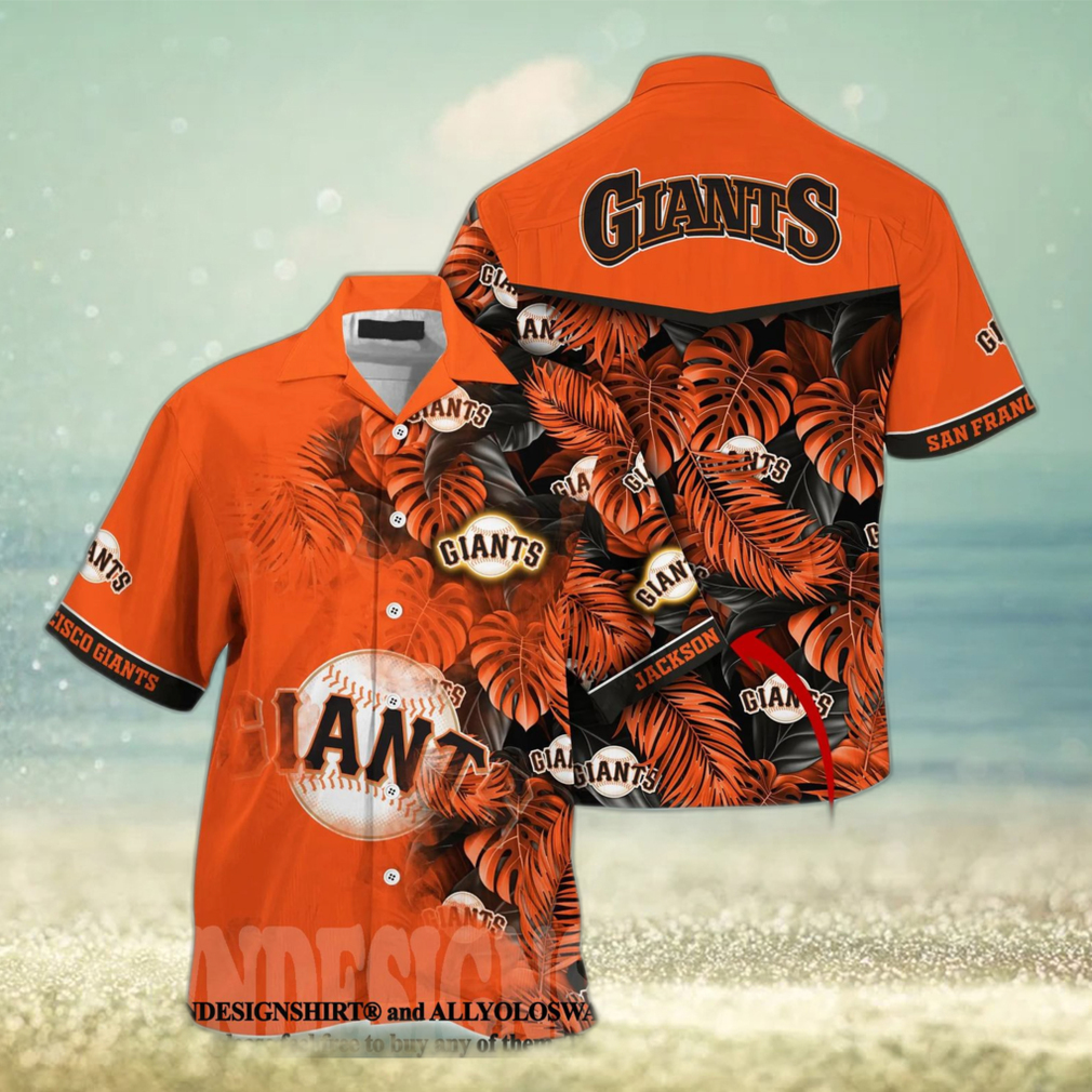 Custom Name San Francisco Giants MLB Cheap Hawaiian Shirt For Men Women - T- shirts Low Price