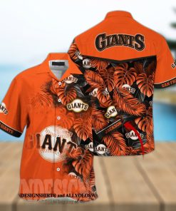 New York Mets Orange Hibiscus Blue Gray Leaf Black Background 3D Hawaiian  Shirt Gift For Fans - Freedomdesign