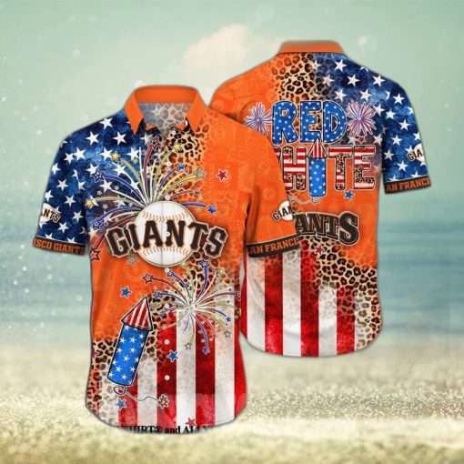 San Francisco Giants MLB Independence Day 3D Full Print Hawaiian Shirt